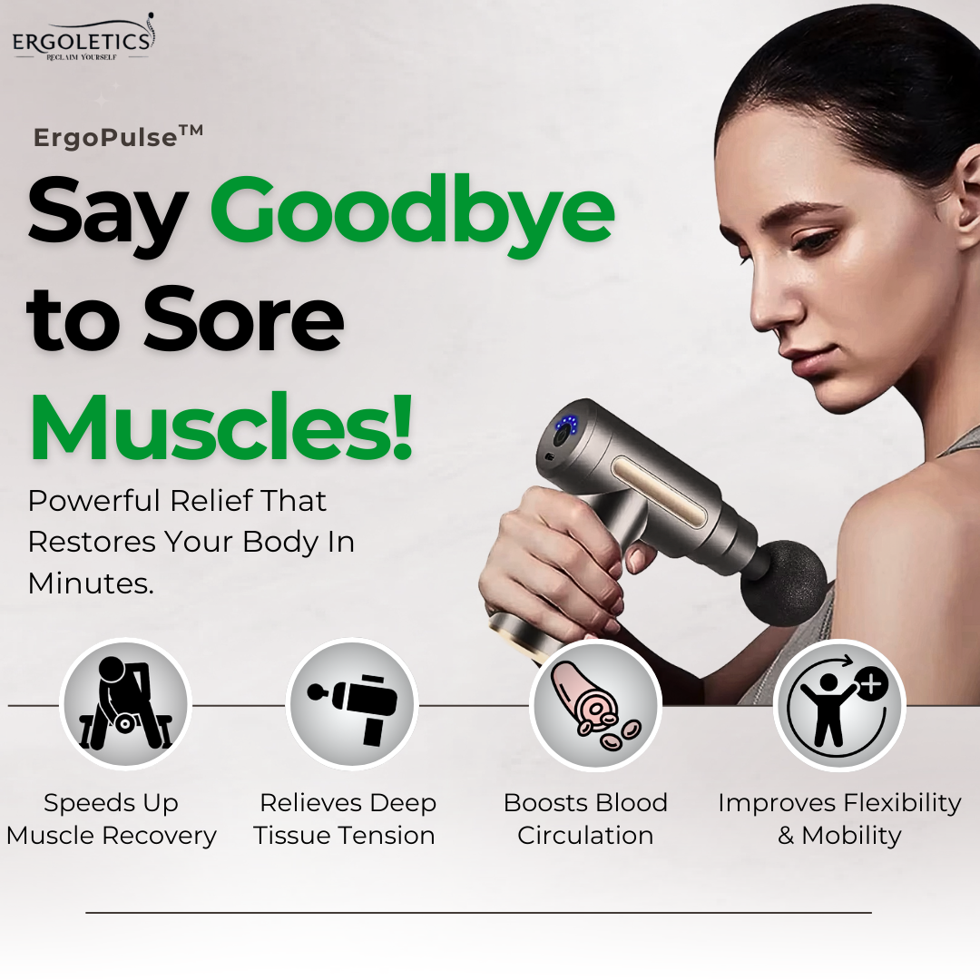 ErgoPulse™ – Advanced Purcussion Massage Gun
