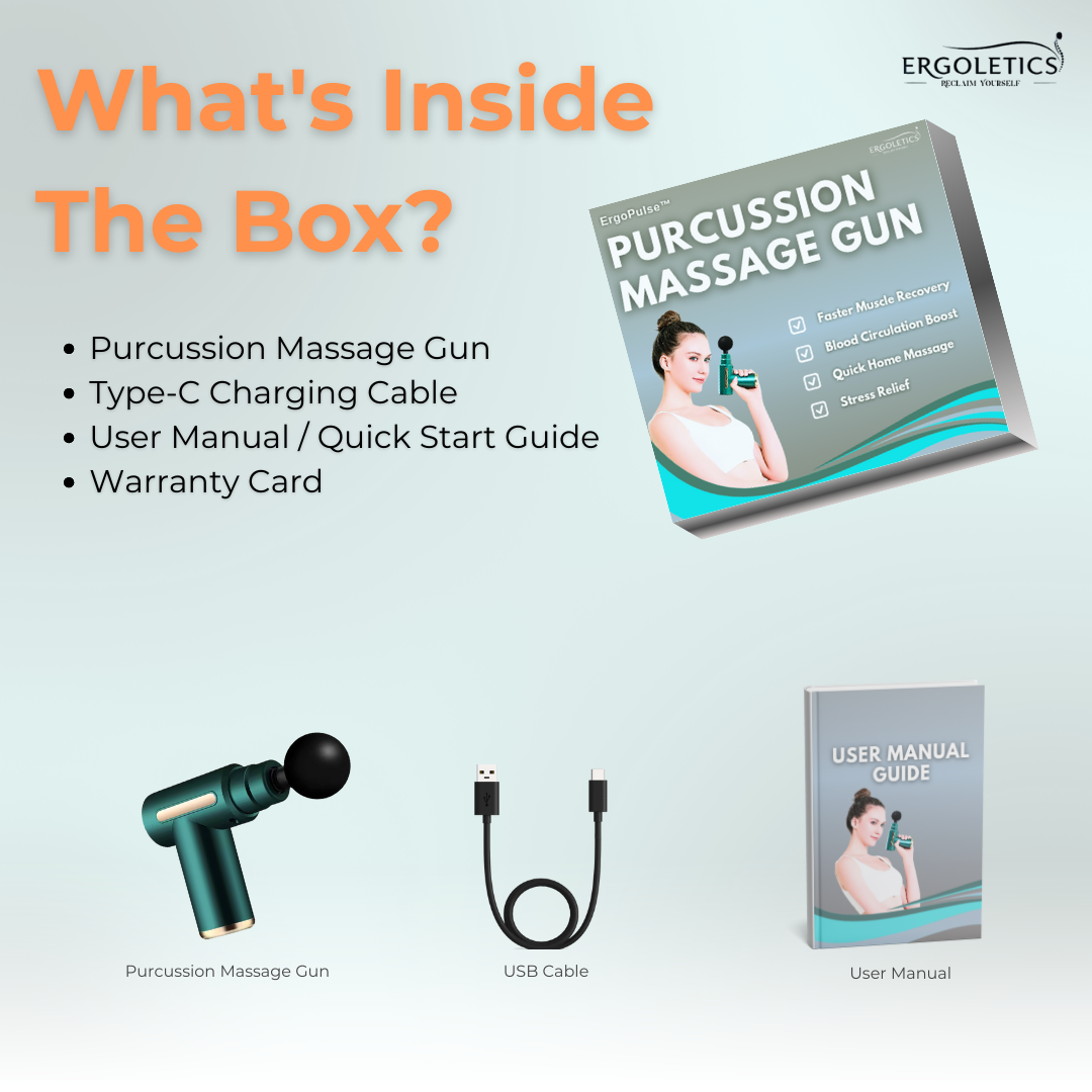 ErgoPulse™ – Advanced Purcussion Massage Gun