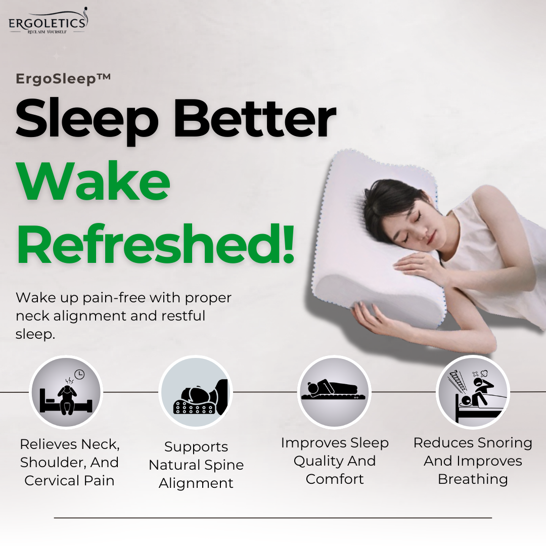 Ergosleep™ - Orthopedic Cervical Pillow