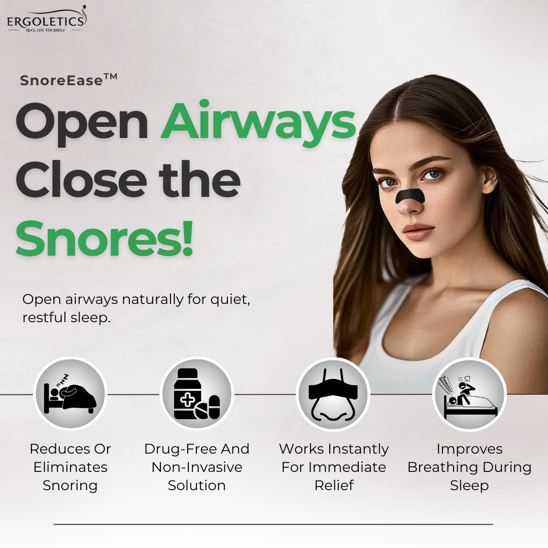 SnoreEase™ Anti Snoring Nasal Strips