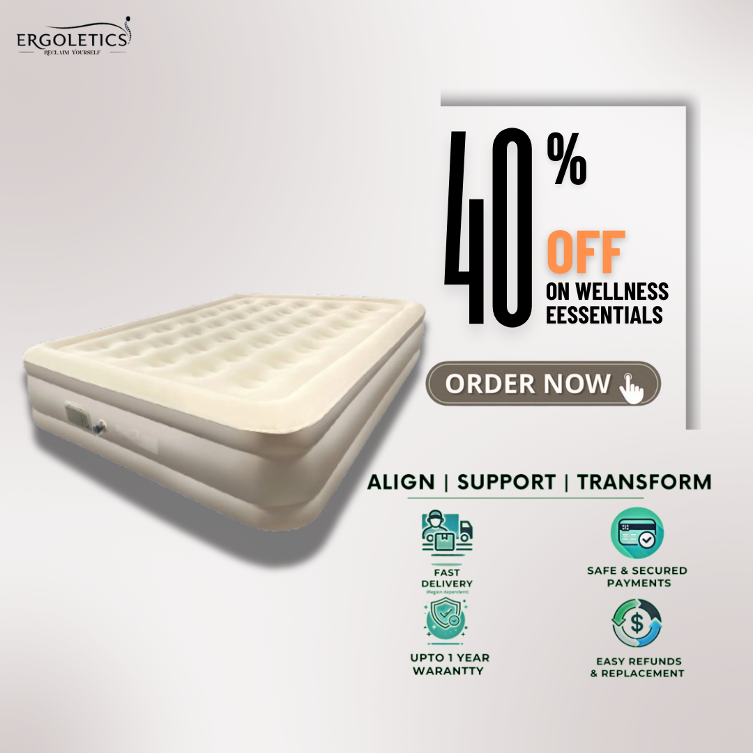 Ergorest™ – Premium Inflatable Air Bed Mattress for Ergonomic Sleep