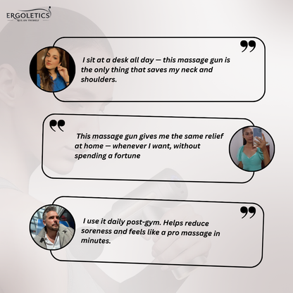 ErgoPulse™ – Advanced Purcussion Massage Gun